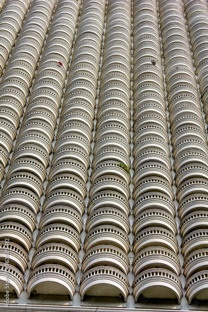 close up of a building