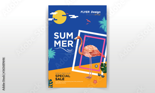Summer Flyer Layout/
Summer Sale

A colorful neon pink and blue event flyer with a sunset and palm tree background illustration.

    Size : 8.5 x 11 inch
    CMYK 300 DPI
    Bleed : 0.125 inch

