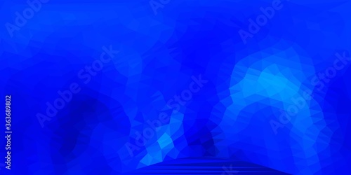Light blue vector abstract triangle backdrop.