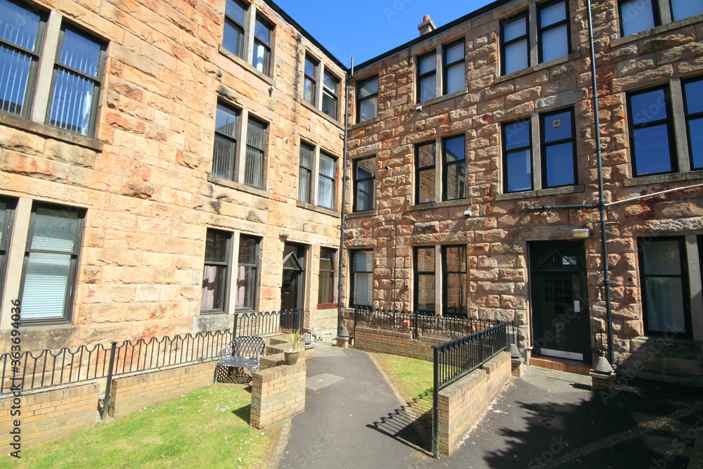 Fototapeta premium tenements glasgow