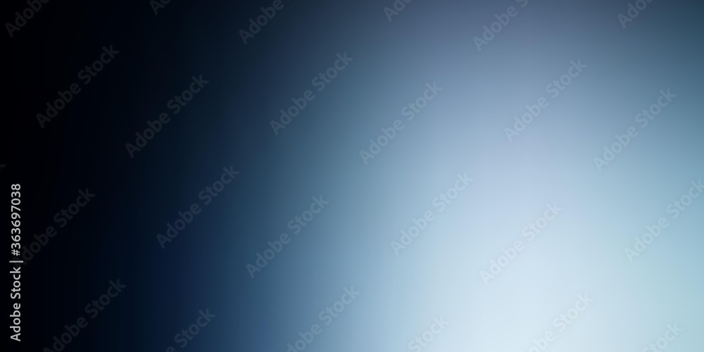 Dark BLUE vector modern blurred background. Shining colorful illustration in blur style. New design for applications.
