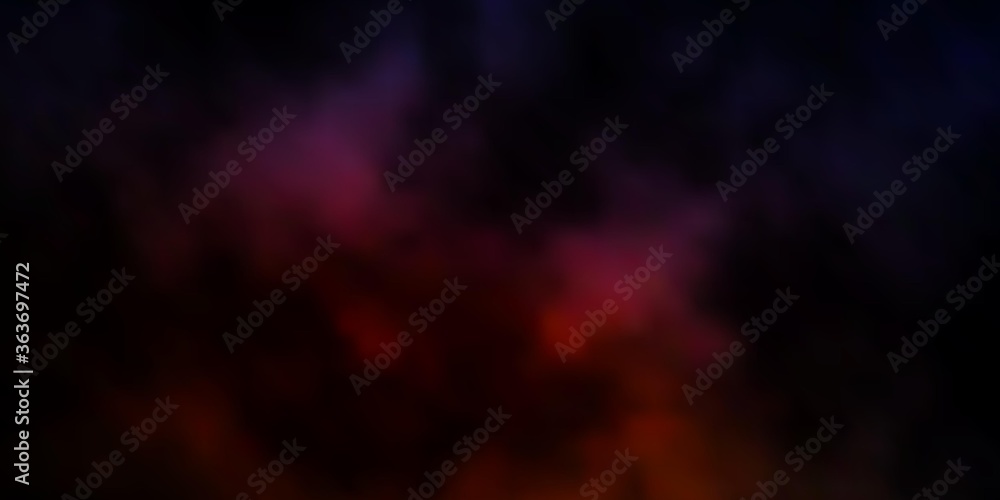 Dark Pink, Yellow vector pattern with clouds. Abstract illustration with colorful gradient clouds. Template for landing pages. Dark Pink, Yellow vector pattern with clouds. Abstract illustration with colorful gradient clouds. Template for landing pages.