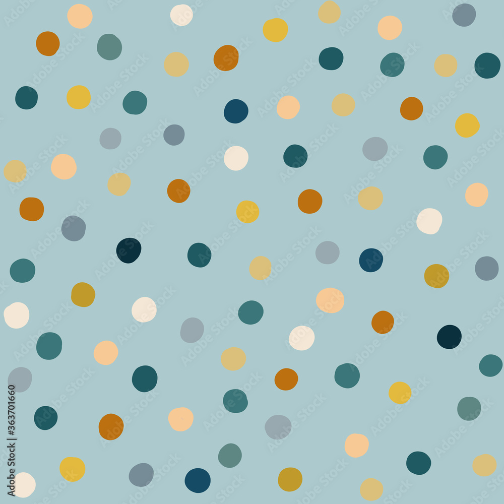 Modern polka dot repeating seamless pattern Modern polka dot repeating seamless pattern