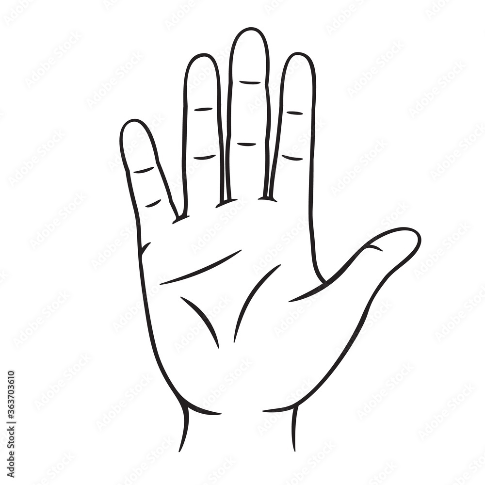 Hands palm icon Hands palm icon