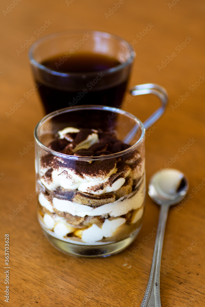 Traditional italian dessert tiramisu cake Traditional italian dessert tiramisu cake