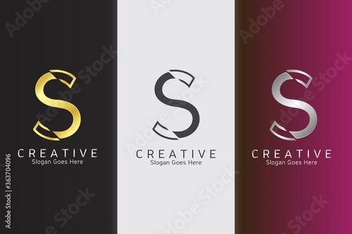 Modern Clean Logo Letter S Vector Design for Brand Identity