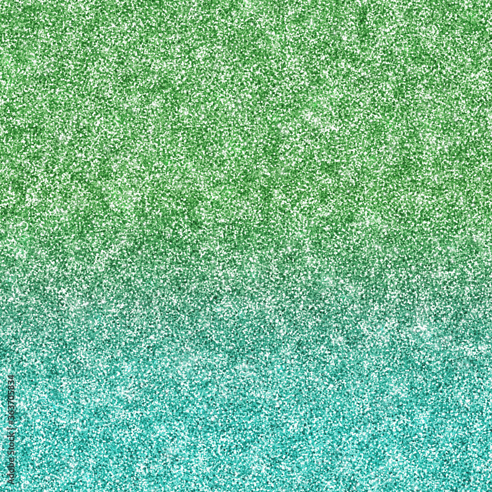 Fototapeta premium ombre gradient abstract blue green water beach glitter texture background