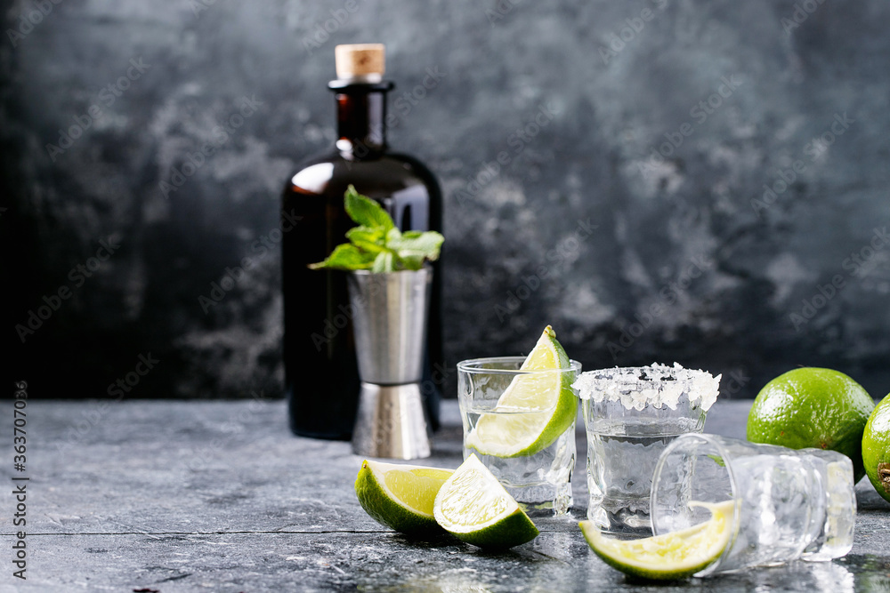 Tequila in a glass Tequila in a glass