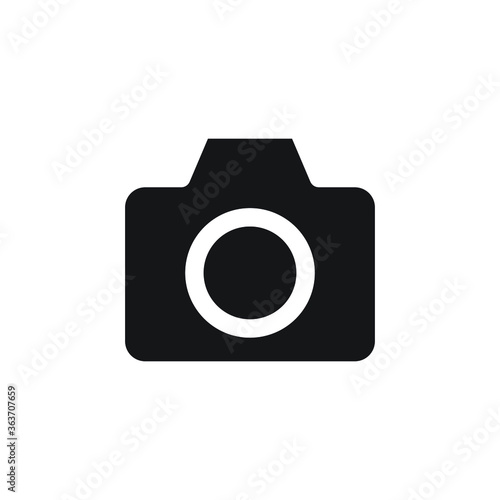 photo camera icon vector