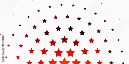 Light Orange vector pattern with abstract stars. Colorful illustration with abstract gradient stars. Pattern for websites, landing pages.