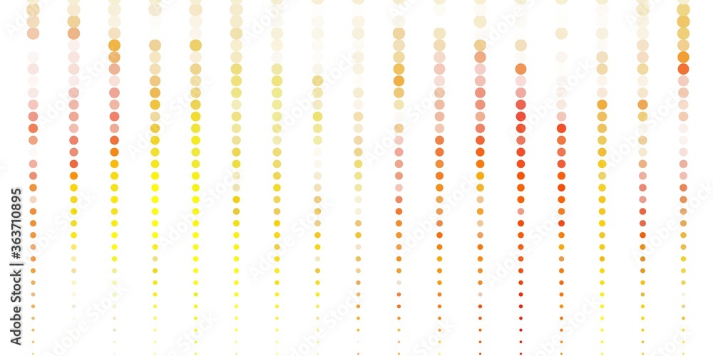 Light pink, yellow vector layout with circle shapes. Light pink, yellow vector layout with circle shapes.