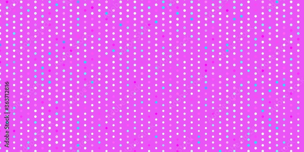 Light pink, blue vector texture with disks. Light pink, blue vector texture with disks.