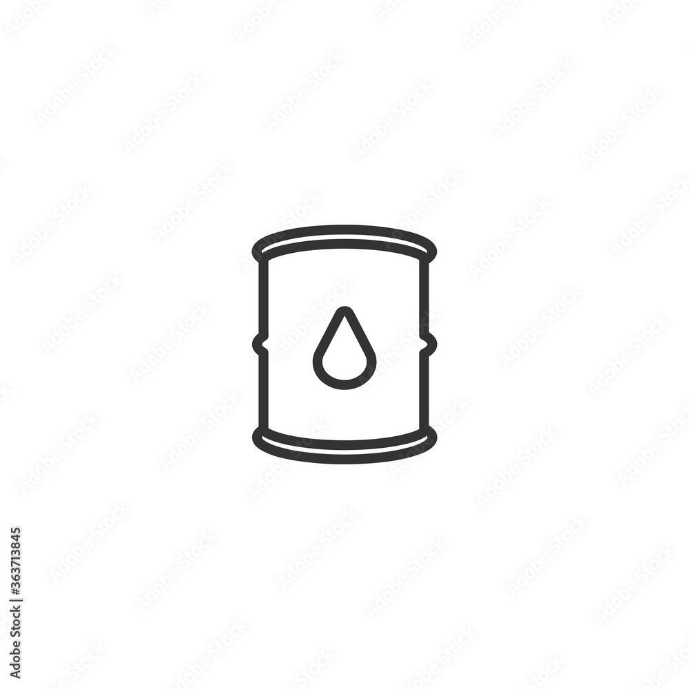 Oil drum container. barrel line icon. islam isolated line icon Oil drum container. barrel line icon. islam isolated line icon