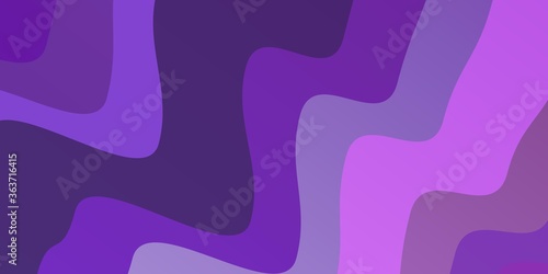 Light Purple vector layout with circular arc. Bright illustration with gradient circular arcs. Pattern for booklets, leaflets.