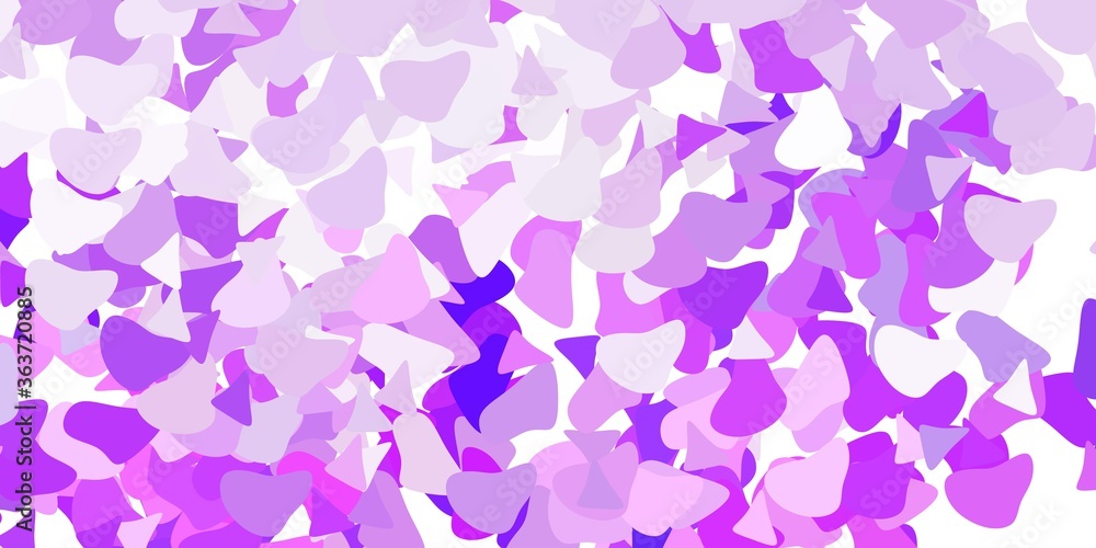 Light purple vector pattern with abstract shapes. Light purple vector pattern with abstract shapes.