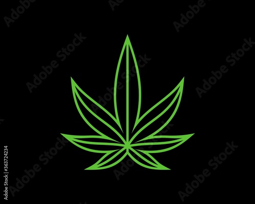 Best cannabis with line art