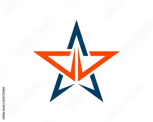 Abstract star shape