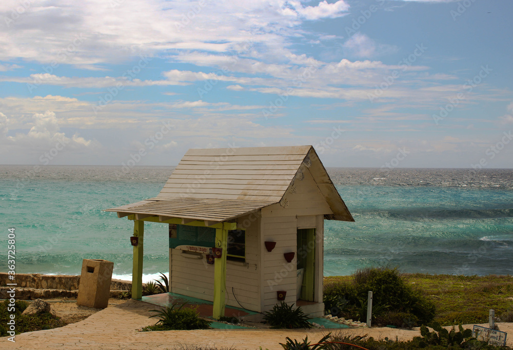 Obraz premium house on the beach