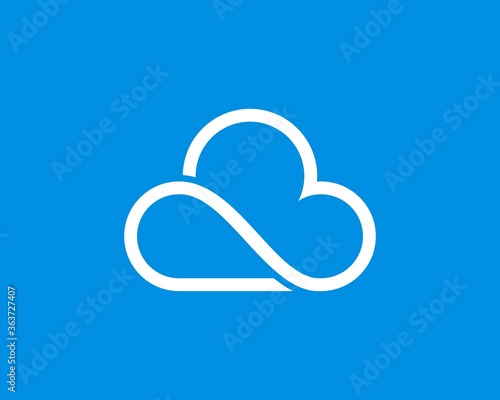 Abstract connection cloud