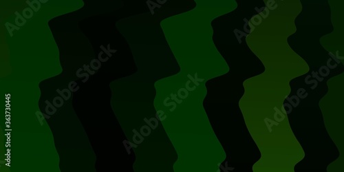 Light Green vector backdrop with circular arc. Abstract illustration with gradient bows. Pattern for ads  commercials.