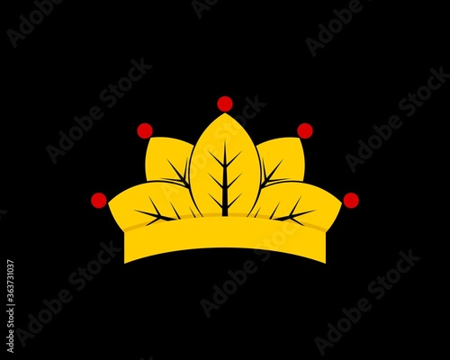 Yellow nature leaf crown