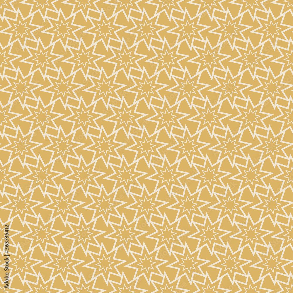 Geometric background pattern. Gold seamless pattern for fabric, tile, interior design or wallpaper. Vector background image Geometric background pattern. Gold seamless pattern for fabric, tile, interior design or wallpaper. Vector background image