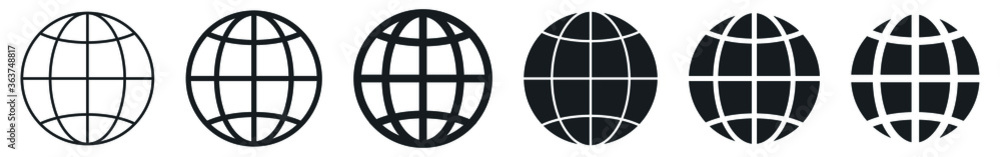 Obraz World icon, web icon, website icon