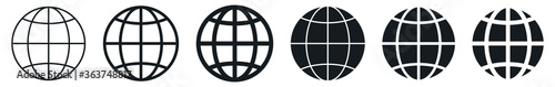 World icon, web icon, website icon