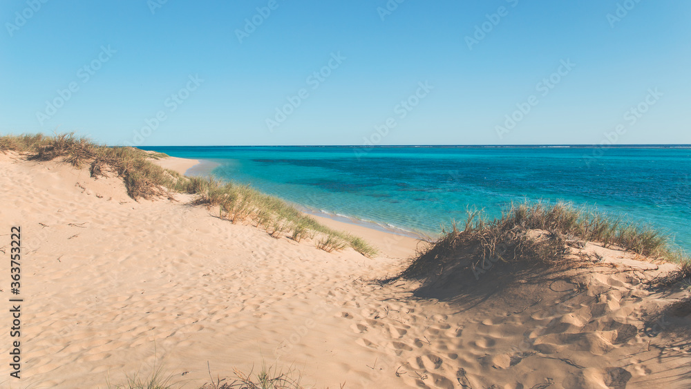 Dunes in Cape Range National Park, Australia.