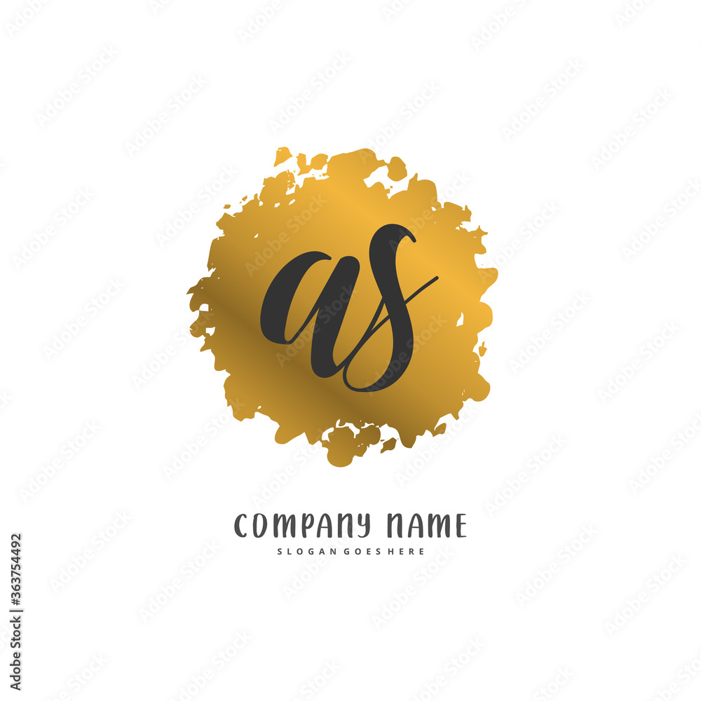 A S AS Initial handwriting and signature logo design with circle. Beautiful design handwritten logo for fashion, team, wedding, luxury logo. A S AS Initial handwriting and signature logo design with circle. Beautiful design handwritten logo for fashion, team, wedding, luxury logo.
