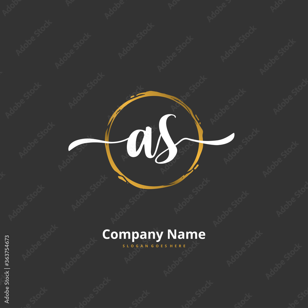A S AS Initial handwriting and signature logo design with circle. Beautiful design handwritten logo for fashion, team, wedding, luxury logo. A S AS Initial handwriting and signature logo design with circle. Beautiful design handwritten logo for fashion, team, wedding, luxury logo.