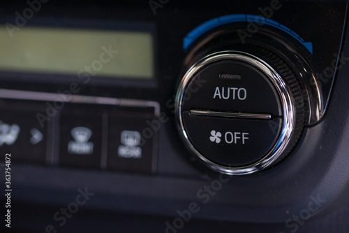 close up of a air condition car control © Satawat Anukul