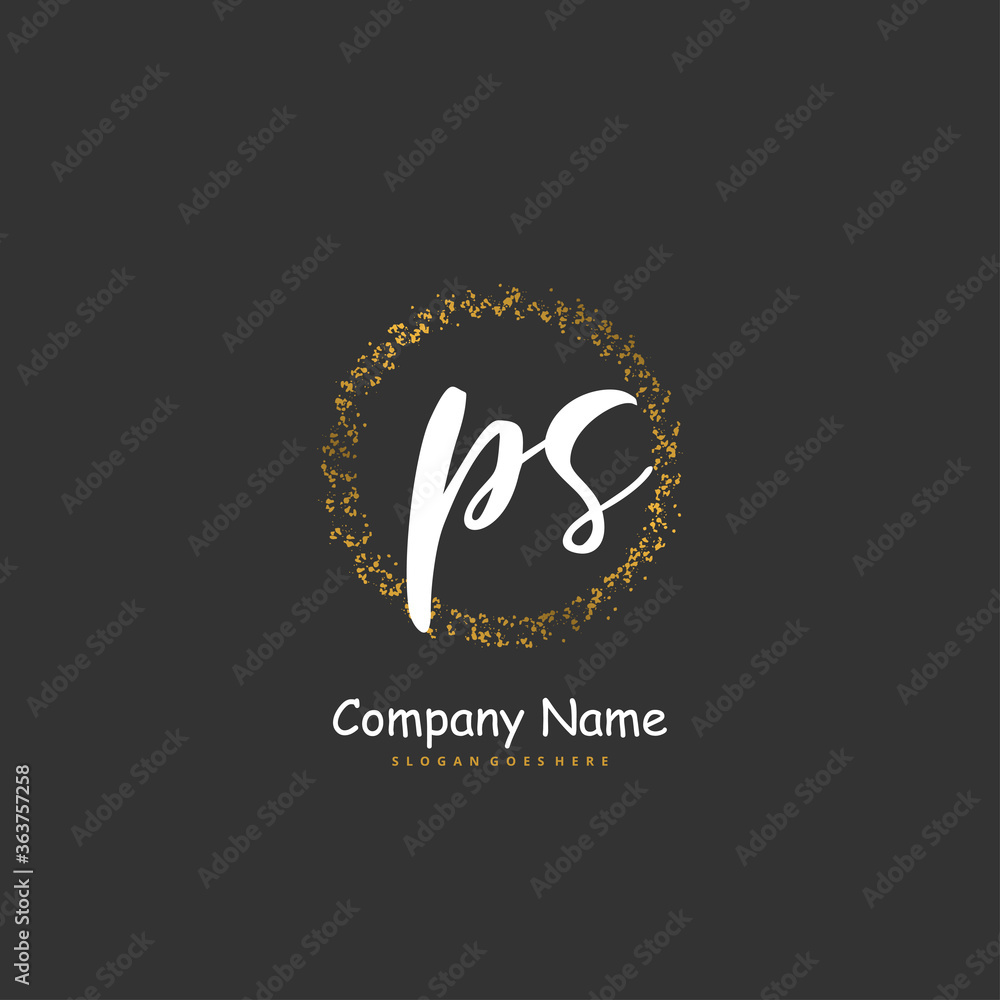 P S PS Initial handwriting and signature logo design with circle. Beautiful design handwritten logo for fashion, team, wedding, luxury logo. P S PS Initial handwriting and signature logo design with circle. Beautiful design handwritten logo for fashion, team, wedding, luxury logo.
