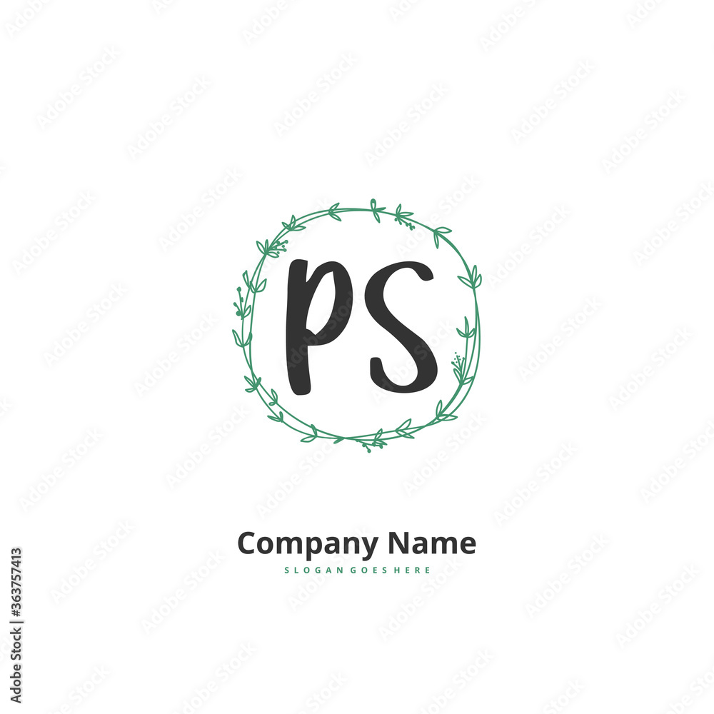 P S PS Initial handwriting and signature logo design with circle. Beautiful design handwritten logo for fashion, team, wedding, luxury logo. P S PS Initial handwriting and signature logo design with circle. Beautiful design handwritten logo for fashion, team, wedding, luxury logo.