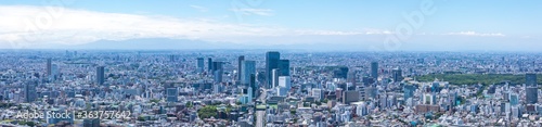 (東京都-風景パノラマ)青空と渋谷方面風景６ © moarave