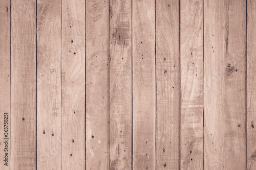 Brown Wood texture background. Wood planks old of table top view and board wooden nature pattern are grain hardwood panel floor. Design timber vintage wall textured material for banner copy space.