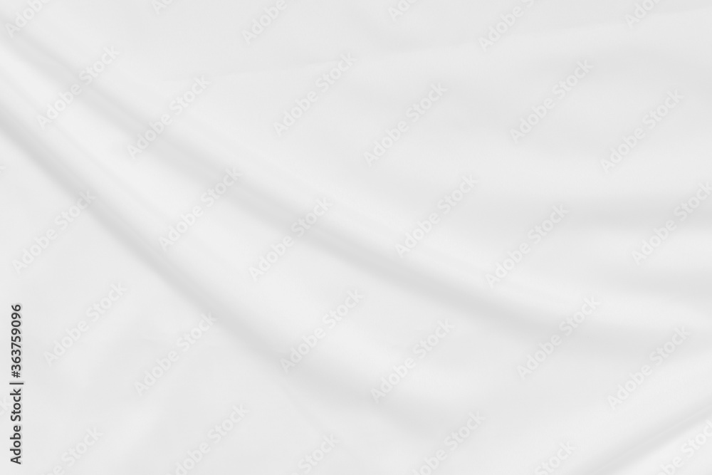 White fabric background
