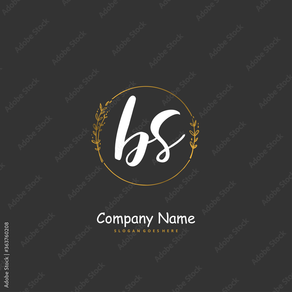 B S BS Initial handwriting and signature logo design with circle. Beautiful design handwritten logo for fashion, team, wedding, luxury logo. B S BS Initial handwriting and signature logo design with circle. Beautiful design handwritten logo for fashion, team, wedding, luxury logo.