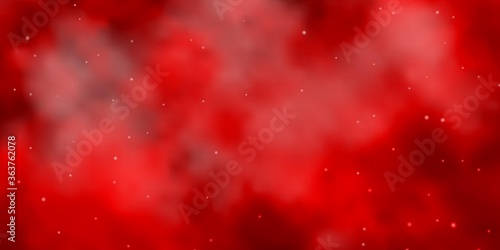 Light Red vector pattern with abstract stars. Colorful illustration in abstract style with gradient stars. Theme for cell phones.