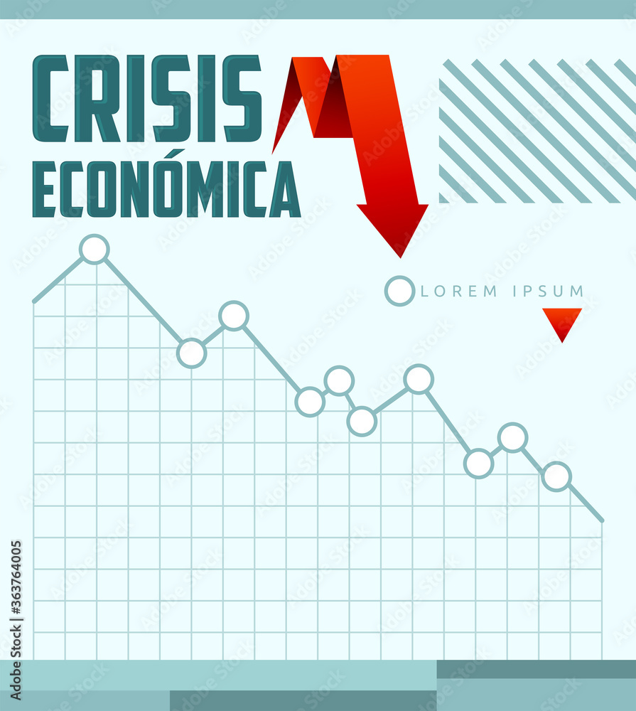 Crisis Economica, Economic Crisis Spanish text vector design. Crisis Economica, Economic Crisis Spanish text vector design.