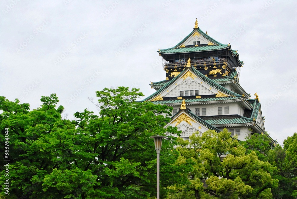 Osaka Castle is a Japanese castle in Chūō-ku, Osaka, Japan. The castle is one of Japan's most famous landmarks