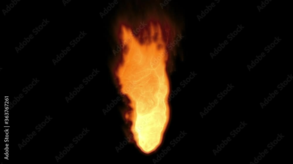 Red flame alone Red flame alone