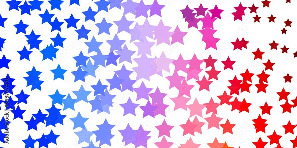 Light Blue, Red vector template with neon stars. Shining colorful illustration with small and big stars. Pattern for wrapping gifts. Light Blue, Red vector template with neon stars. Shining colorful illustration with small and big stars. Pattern for wrapping gifts.