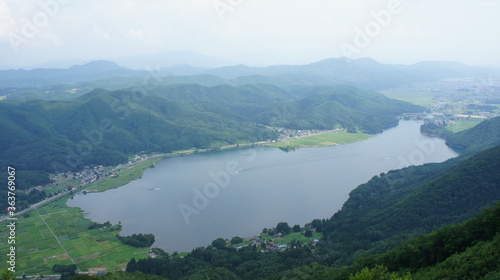 Fly over the lake Kizaki with a paraglider © travelers.high