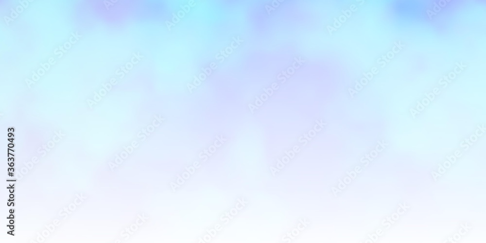 Light BLUE vector pattern with clouds. Abstract illustration with colorful gradient clouds. Pattern for your commercials.