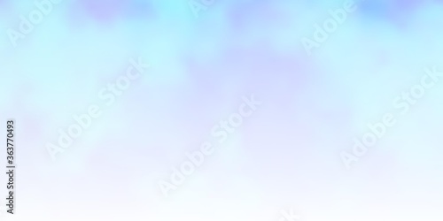 Light BLUE vector pattern with clouds. Abstract illustration with colorful gradient clouds. Pattern for your commercials.