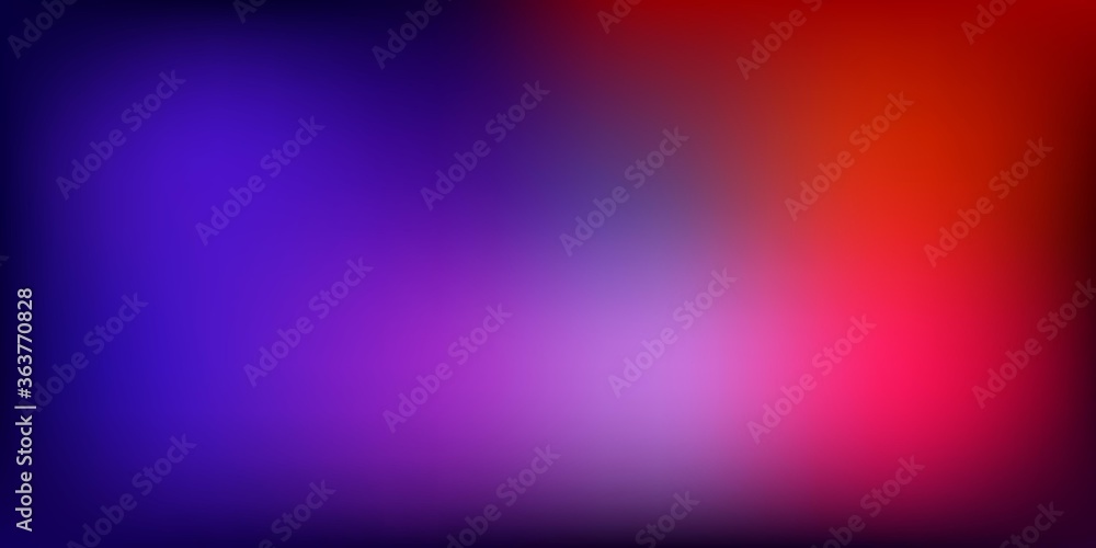 Obraz premium Dark Blue, Red vector abstract blur texture.