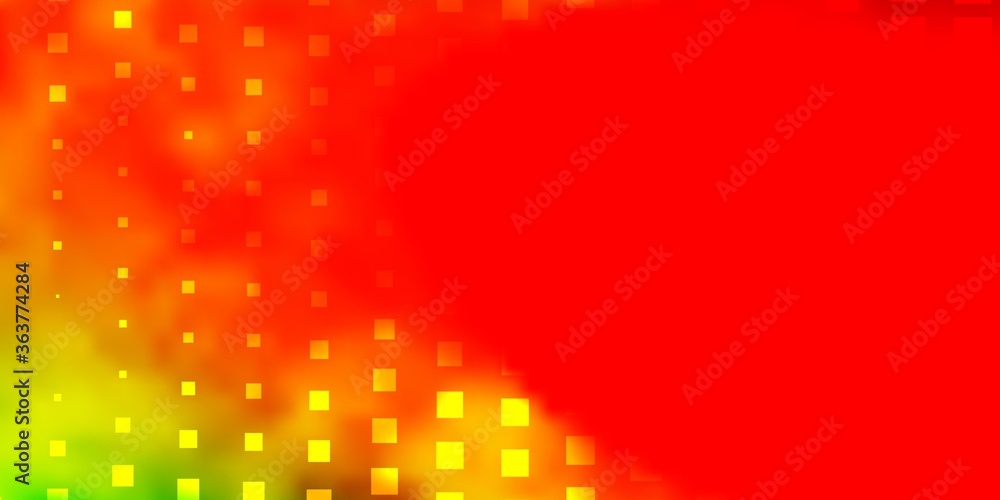 Light Multicolor vector background in polygonal style. Colorful illustration with gradient rectangles and squares. Best design for your ad, poster, banner.