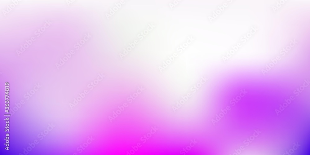 Light Purple, Pink vector blur background.