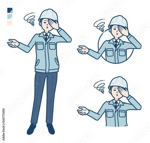 simple work wear man_Discouraged